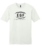 EGF White Football -- Cotton Short Sleeve