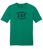 EGF Green Football -- Cotton Short Sleeve