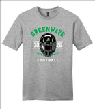 EGF Football Helmet -- Cotton Short Sleeve Shirt