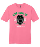 EGF Football Helmet -- Cotton Short Sleeve Shirt