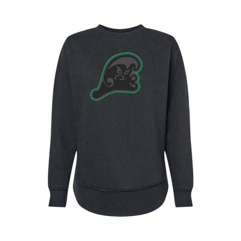 Green Wave Blackout - Antigua Tribute Quarter Zip -- Adult