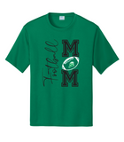 EGF Football Mom in Black -- Performance Short Sleeve Shirt