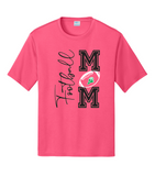 EGF Football Mom in Black -- Performance Short Sleeve Shirt