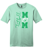 EGF Football Mom in Green -- Cotton Short Sleeve Shirt