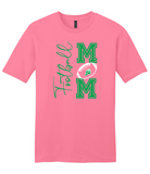 EGF Football Mom in Green -- Cotton Short Sleeve Shirt