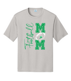 EGF Football Mom in Green -- Performance Short Sleeve Shirt