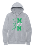 EGF Football Mom in Green - Fleece Hoodie
