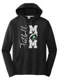 EGF Football Mom in White -- Performance Hoodie