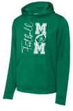 EGF Football Mom in White -- Performance Hoodie