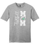 EGF Football Mom in White -- Cotton Short Sleeve Shirt
