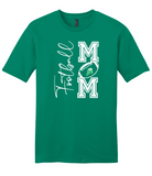 EGF Football Mom in White -- Cotton Short Sleeve Shirt