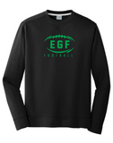 EGF Football 6 Designs to choose from -- Black Performance Crewneck