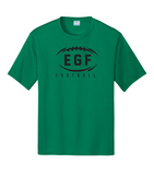 EGF Green Football -- Performance Short Sleeve Shirt