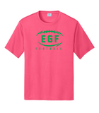 EGF Green Football -- Performance Short Sleeve Shirt