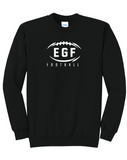 EGF Football 6 Designs to choose from -- Black Cotton Crewneck