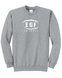 EGF Football 7 Designs to choose from -- LT Grey Cotton Crewneck
