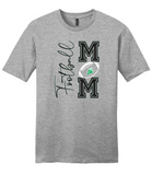 EGF Football Mom in Black -- Cotton Short Sleeve Shirt