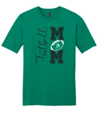 EGF Football Mom in Black -- Cotton Short Sleeve Shirt