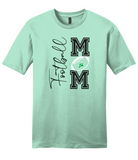 EGF Football Mom in Black -- Cotton Short Sleeve Shirt