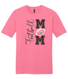 EGF Football Mom in Black -- Cotton Short Sleeve Shirt