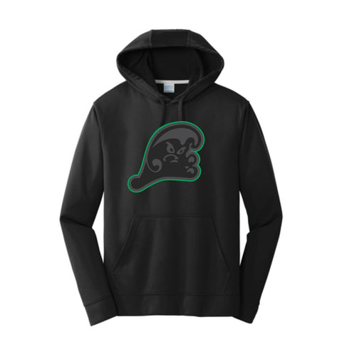 Green Wave Blackout - Performance Hoodie -- Youth/Adult